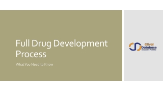 Full Drug Development Process