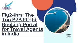 Fly24hrs The Top B2B Flight Booking Portal for Travel Agents in India