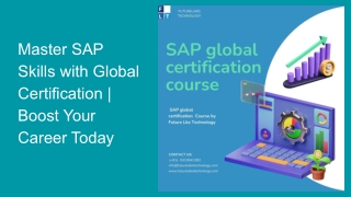 master sap skills with global certification boost