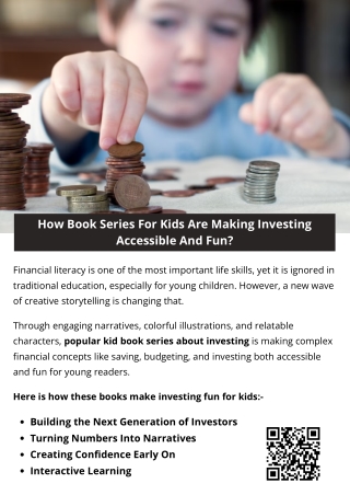How Book Series For Kids Are Making Investing Accessible And Fun?