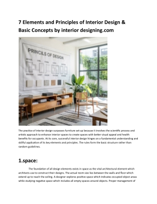 7 Elements and Principles of Interior Design by interior-designing