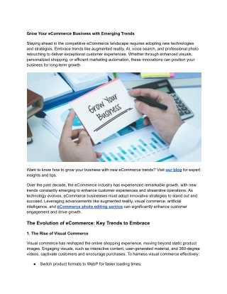 Boost Sales with Emerging eCommerce Trends