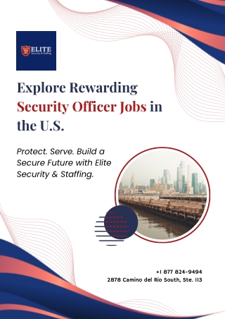 explore rewarding security officer jobs in the u s
