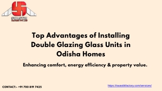 Top Advantages of Installing Double Glazing Glass Units in Odisha Homes