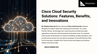 Cisco Cloud Security: Comprehensive Protection for Hybrid Workforces