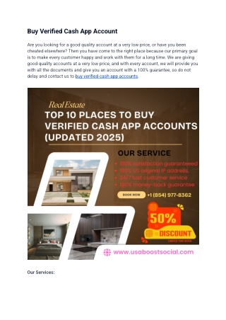 Buy Veried Cash App Accounts USA, UK, CA – Instant Access