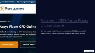 master s in cfd ansys fluent online course
