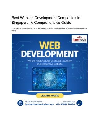 Best Website Development Companies in Singapore