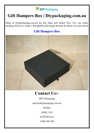 gift hampers box diypackaging com au