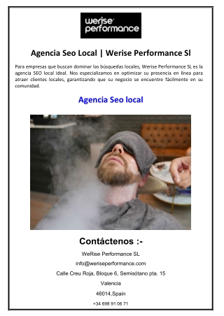 Agencia Seo Local  Werise Performance Sl