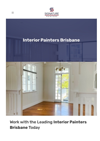 Interior Painters Brisbane