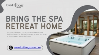 Hot Tubs | Bullfrog Spas