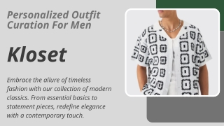Personalized Outfit Curation For Men