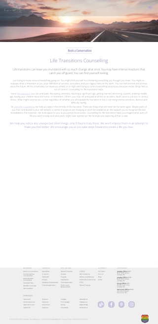 life transitions counselling
