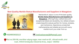 Best Quality Marble Statue Manufacturers and Suppliers in Mangalore