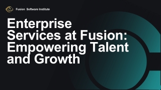 fusion software institute