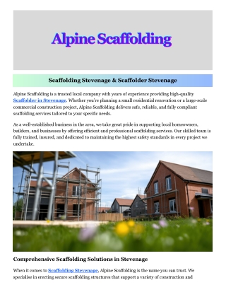 alpine scaffolding alpine scaffolding alpine