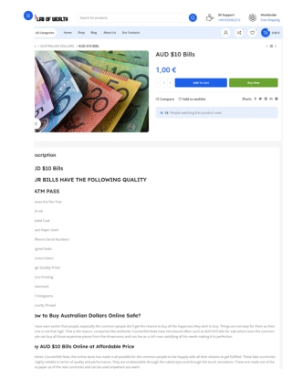 AUD $10 Bills in Germany - labofwealth.com