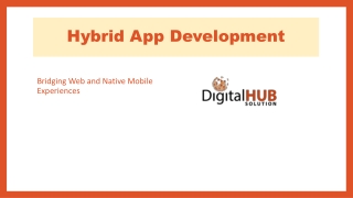 hybrid app development