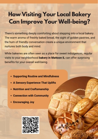 How Visiting Your Local Bakery Can Improve Your Well-being?