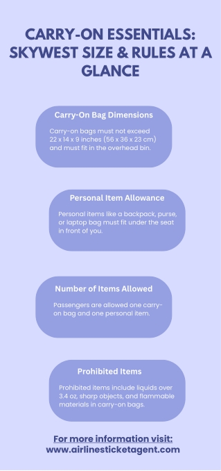 carry on essentials skywest size rules at a glance