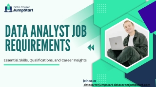 data analyst job requirements
