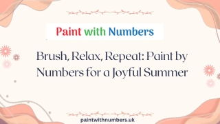 brush relax repeat paint by numbers for a joyful