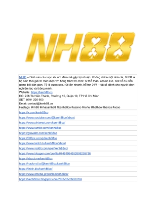 NH88 nhà cái vàng trong là cá cược 2025 (1)