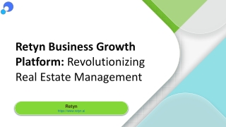 Features of Retyn Real Estate Platform That Will Boost Your Productivity
