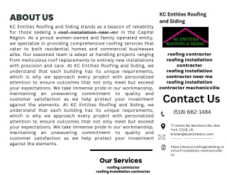 kc entities roofing and siding