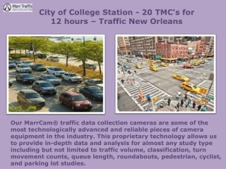 City of College Station - 20 TMC's for 12 hours – Traffic New Orleans