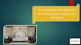 The Unexpected Benefits of Multipurpose Bedroom Furniture