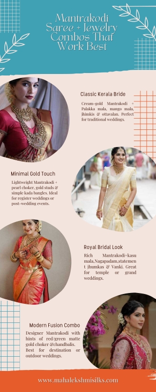 Mantrakodi Saree   Jewelry Combos That Work Best