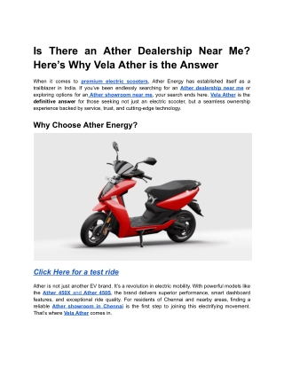 Is There an Ather Dealership Near Me_ Here’s Why Vela Ather is the Answer