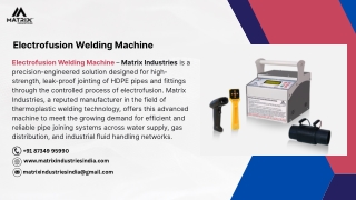 Electrofusion Welding Machine