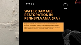 Water Damage Restoration PA