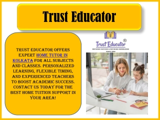 TOP HOME TUTOR IN KOLKATA – TRUST EDUCATOR