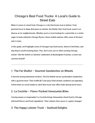 Chicago’s Best Food Trucks_ A Local’s Guide to Street Eats