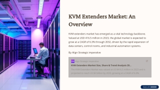 kvm extenders market an overview