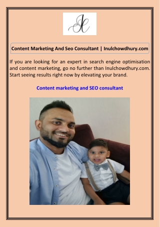content marketing and seo consultant
