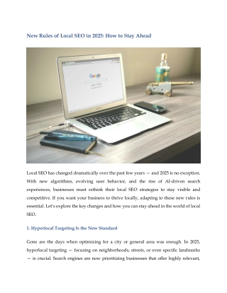 new rules of local seo in 2025 how to stay ahead