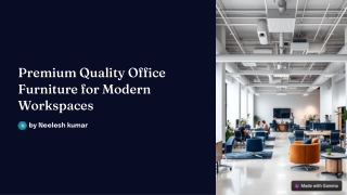 Affordable Office Furniture Deals in Dubai