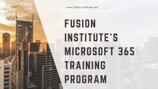 www fusion institute com
