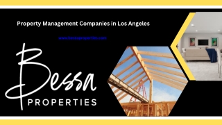 Property Management Companies in Los Angeles - www.bessaproperties.com