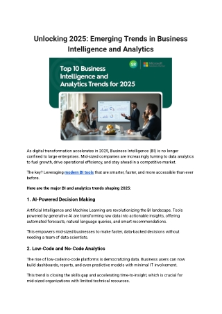 Unlocking 2025_ Emerging Trends in Business Intelligence and Analytics
