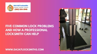 five common lock problems and how a professional