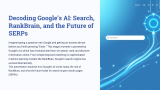 Decoding-Googles-AI-Search-RankBrain-and-the-Future-of-SERPs