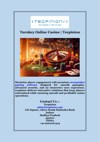 turnkey online casino tecpinion