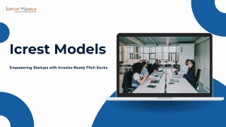 Investor-Ready Pitch Deck Templates by Icrest Models