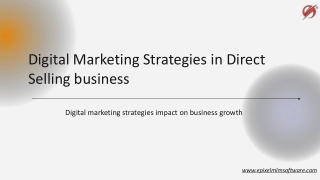 How to Implement MLM Digital Marketing Strategies in Direct Selling?